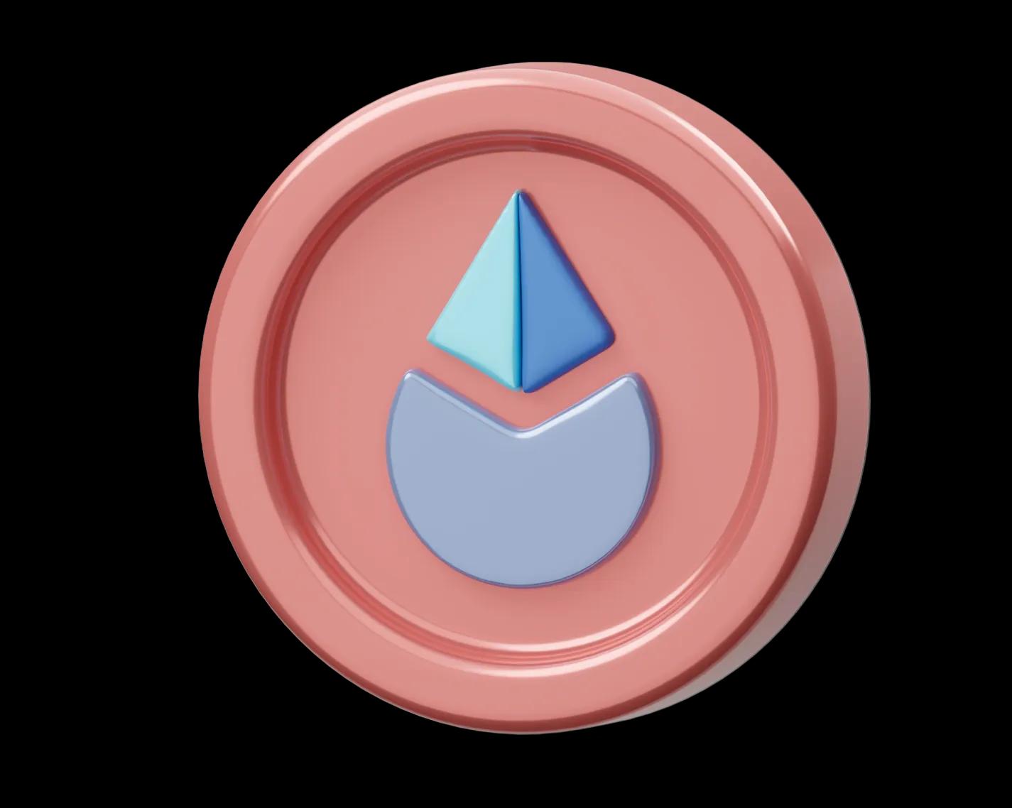 Lido DAO 3D illustration