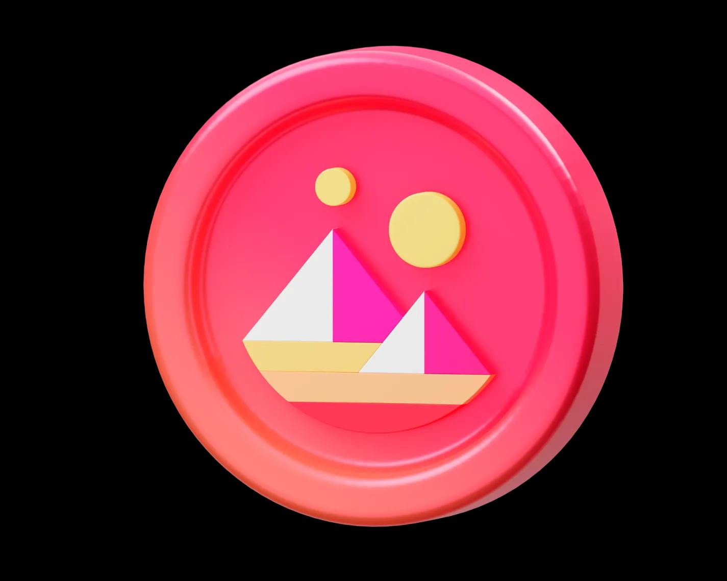 Decentraland 3D illustration