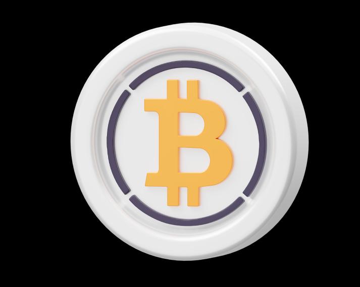 Wrapped Bitcoin 3D illustration