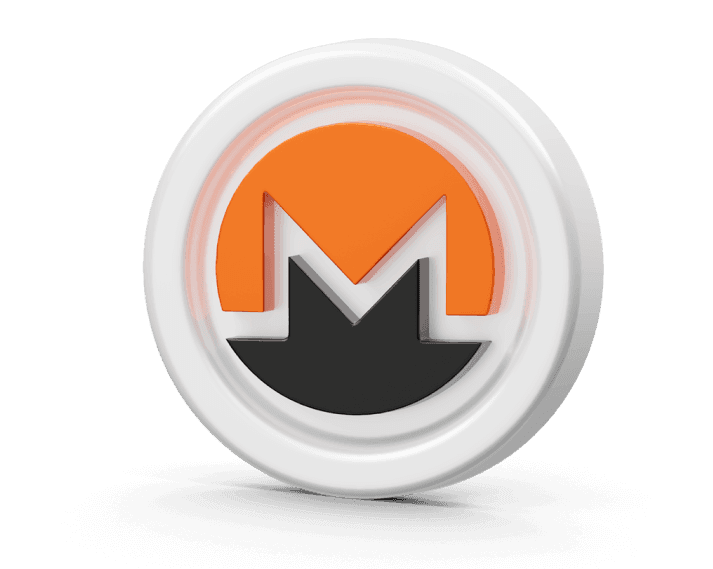 Monero 3D illustration