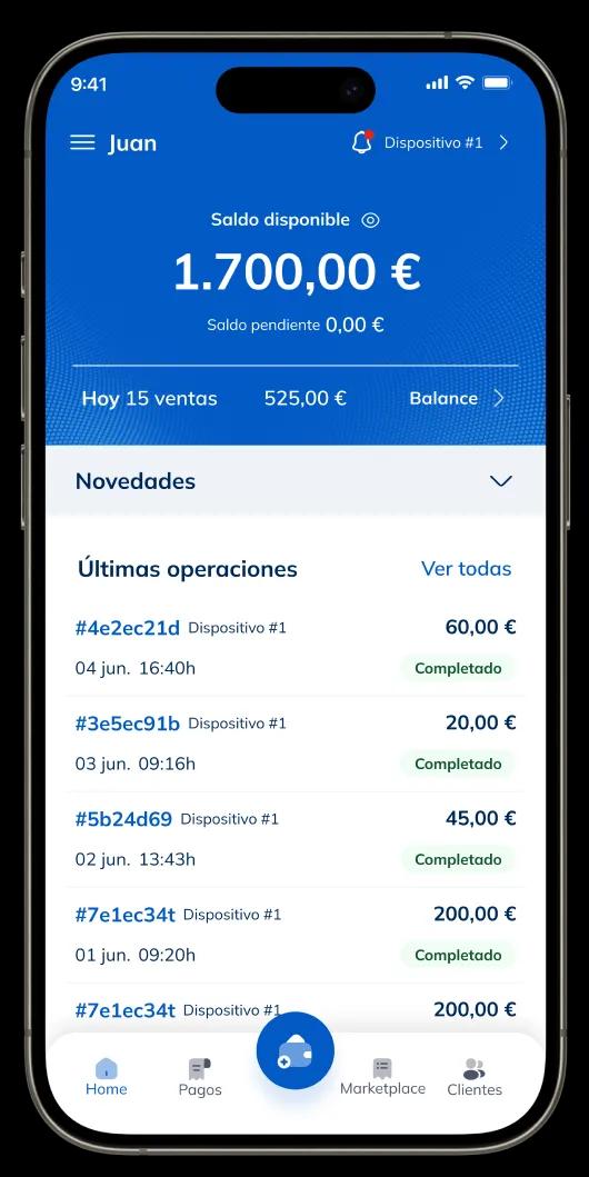 Aplicación móvil de Bitnovo Pay - Acepta pagos en criptomonedas desde tu smartphone
