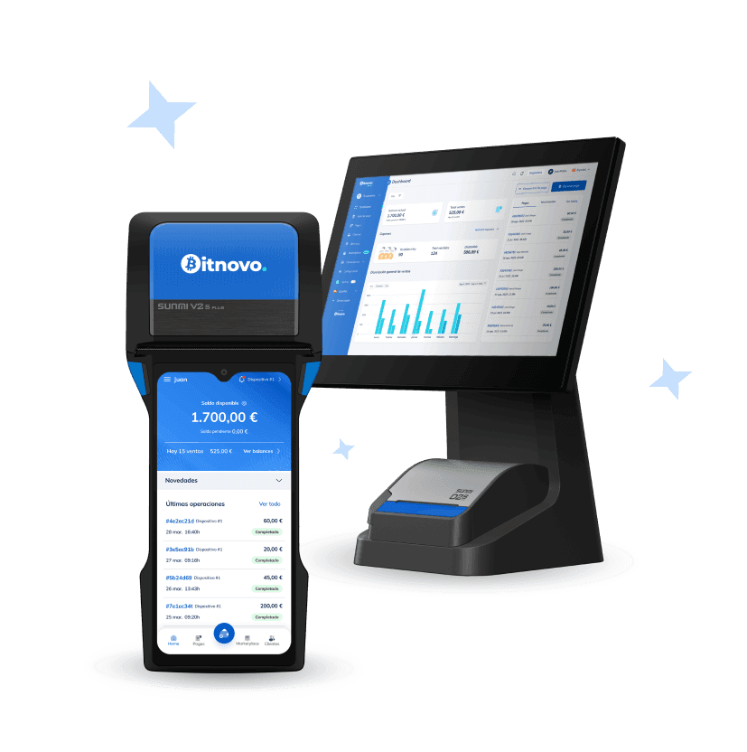 Bitnovo payment partner mockup interface