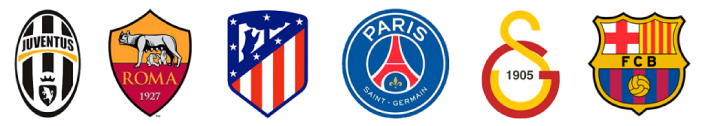 Barcelona Atlético Madrid PSG Juventus AS Roma y Galatasaray Equipos de Futbol Socios CHZ Bitnovo
