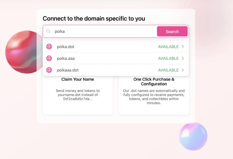 ¿Qué es PolkaDomain?