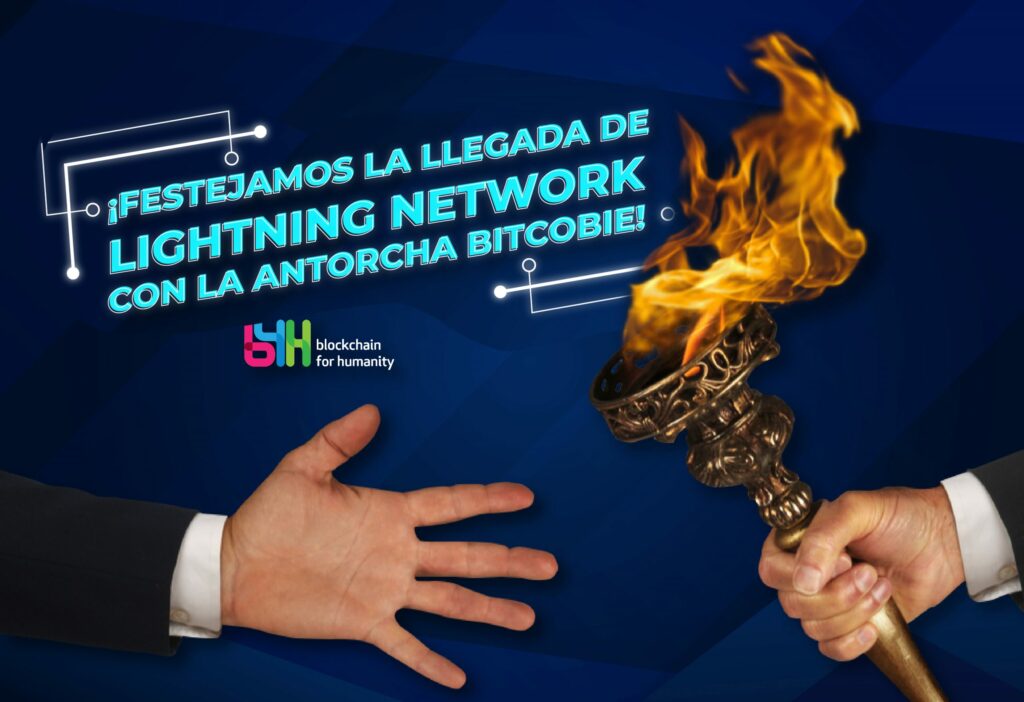 We celebrate the arrival of Lightning Network with the Bitcobie Torch
