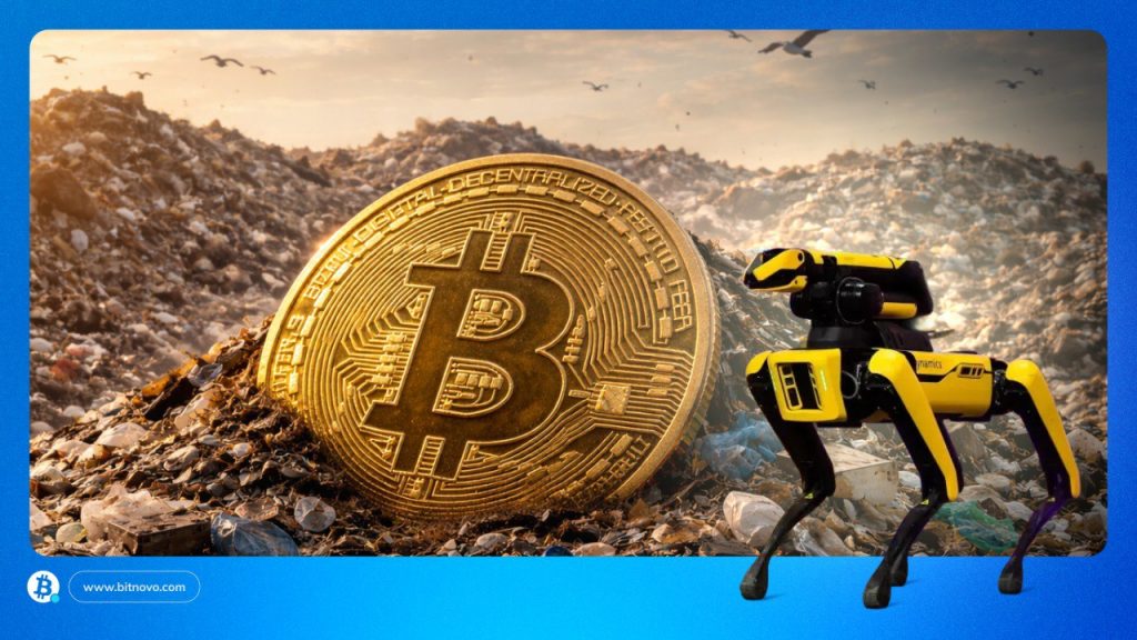 O engenheiro que deitou um disco rígido com Bitcoin num aterro agora pede ajuda a cães robô