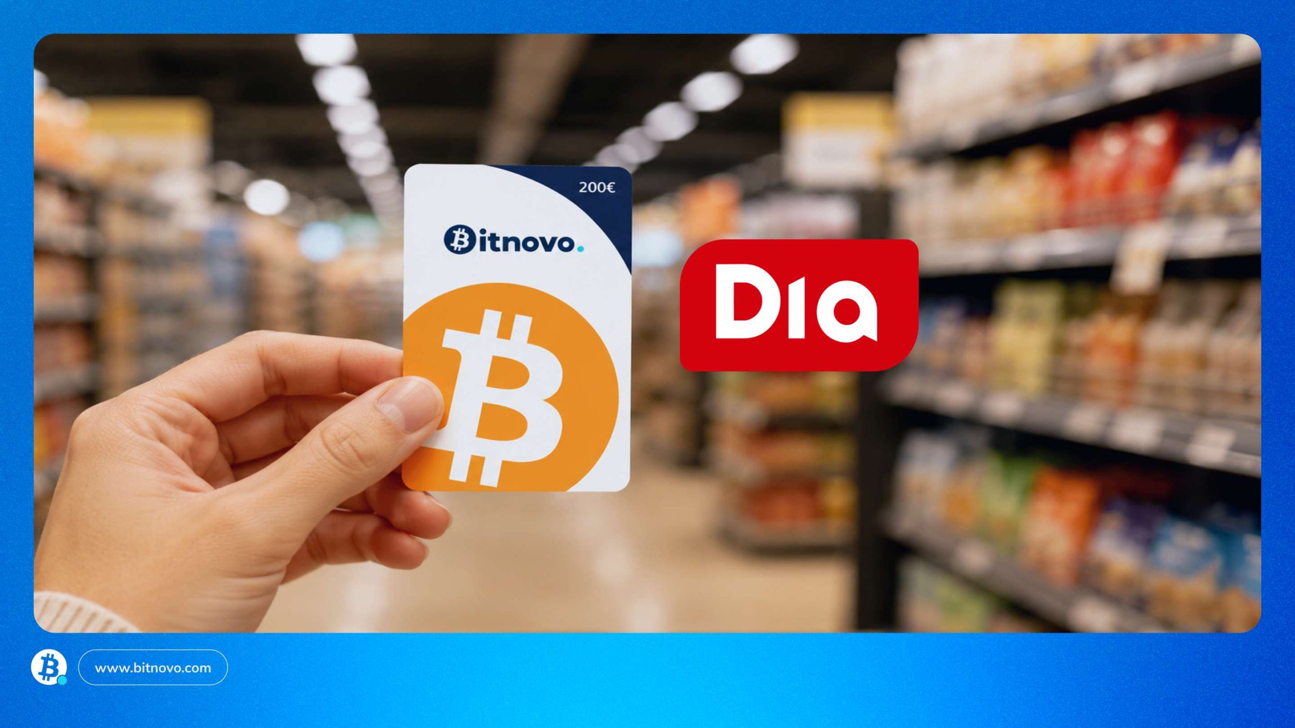 Bitnovo arriva nei supermercati Día con i suoi coupon crypto