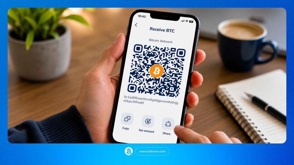 How to send and receive cryptocurrency with Bitnovo Wallet