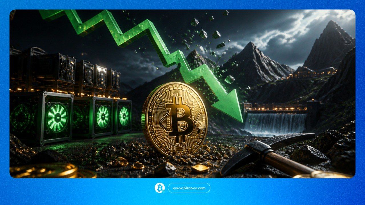Por qué la dificultad de minar Bitcoin ha caído un 14% este año
